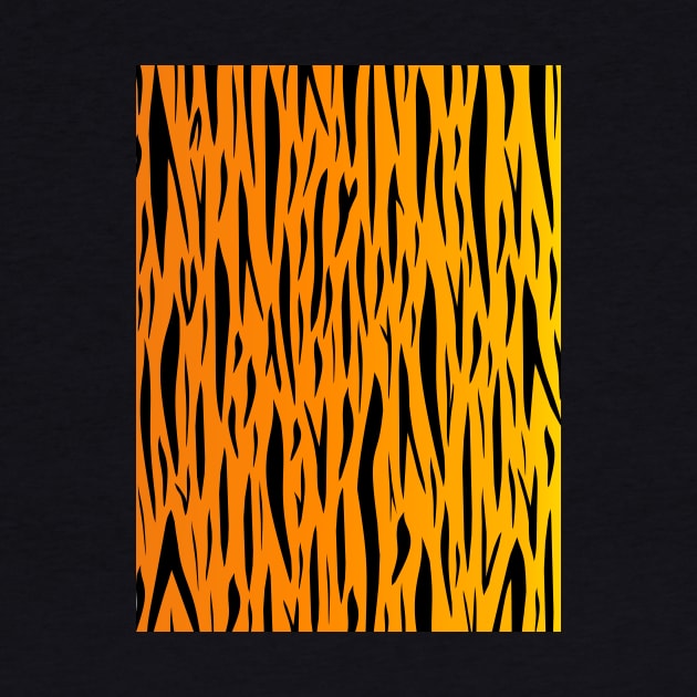 ORANGE Tiger Stripes by SartorisArt1